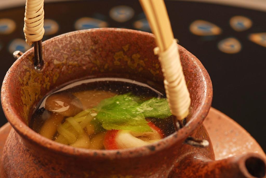 Hakone Tokinoshizuku Hotel Kültér fotó A bowl of miso soup